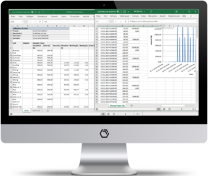 INOSIM automatically creates Excel workbooks with simulation results